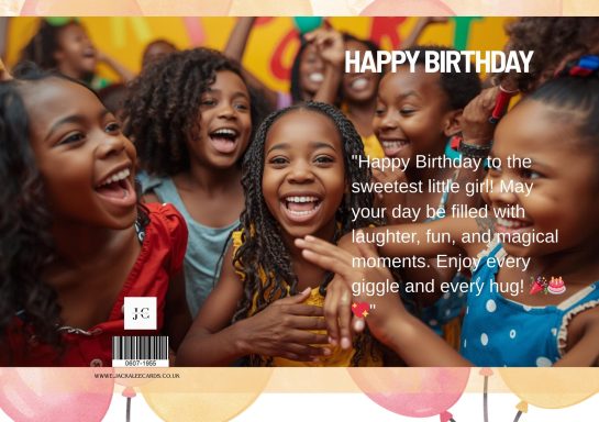 A group of happy children celebrating a birthday with joyful expressions.