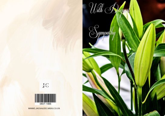 Cover design featuring green leaves and a soft beige background with a barcode.