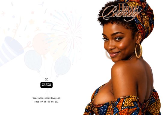 JC 0032 AFRICAN LADY HEAD WRAP