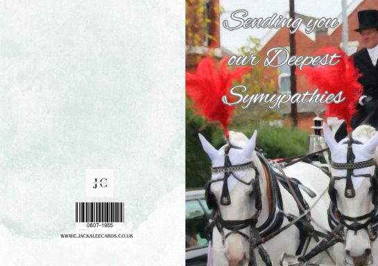 A parade featuring horses in extravagant attire with red feather decorations.