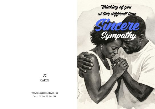 JC 0050 A couple embraces, with the text "Thinking of you in a different way" prominently displayed.