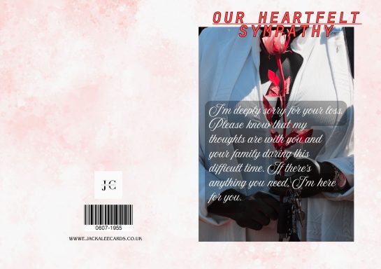 A pink background with text expressing heartfelt emotions and an artistic design.